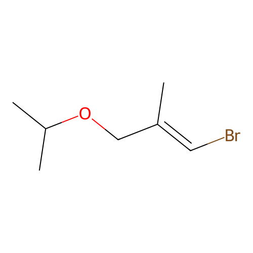 (E)-1-bromo-2-methyl-3-propan-2-yloxyprop-1-ene structure