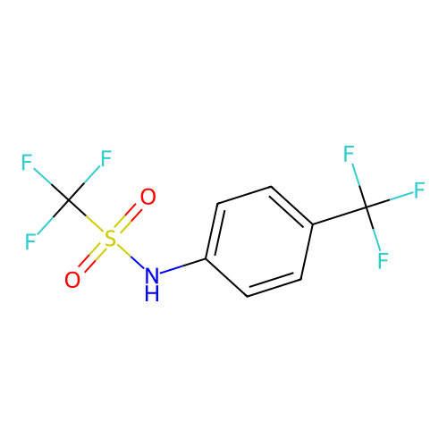 1,1,1-trifluoro-N-[4-(trifluoromethyl)phenyl]methanesulfonamide structure