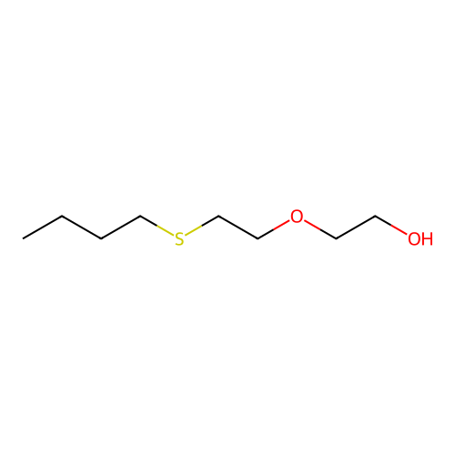2-(2-Butylthioethoxy)ethan-1-ol structure