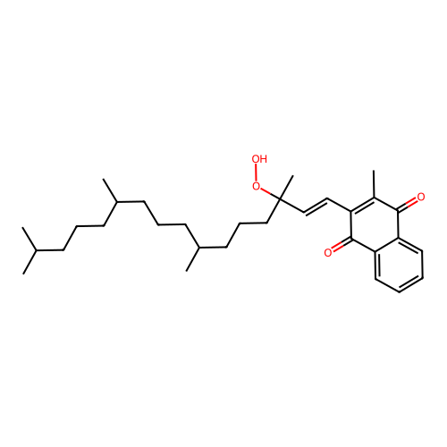 Vitamin K1-hydroperoxide structure