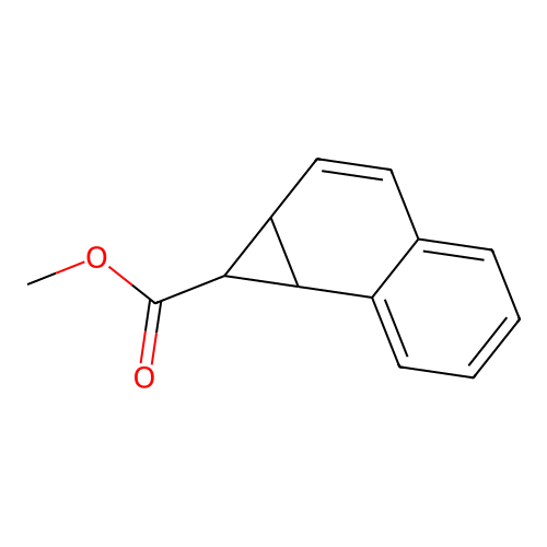 1H-Cyclopropa[a]naphthalene-1-carboxylic acid, 1a,7b-dihydro-, methyl ester structure