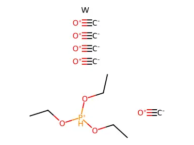 Tungsten, pentacarbonyl(triethylphosphite-)- structure