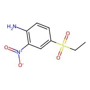 4-(乙磺酰基)-2-硝基苯胺 structure