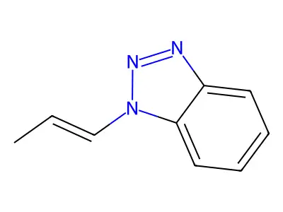 1-Prop-1-enylbenzotriazole structure