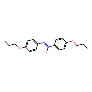 1,2-双(4-丙氧基苯基)二氮烯1-氧化物 structure