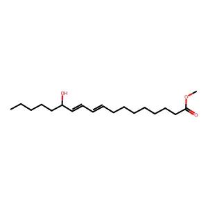 Methyl 13-hydroxyoctadeca-9,11-dienoate structure