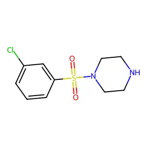 1-[(3-Chlorophenyl)sulfonyl]piperazine structure
