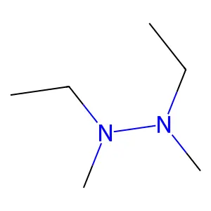 N,N'-Diethyl-N,N'-dimethylhydrazine structure