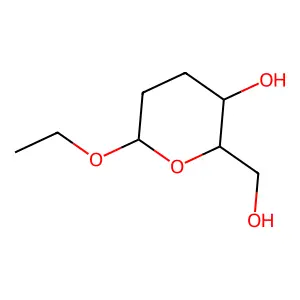 6-Ethoxy-2-(hydroxymethyl)oxan-3-ol structure