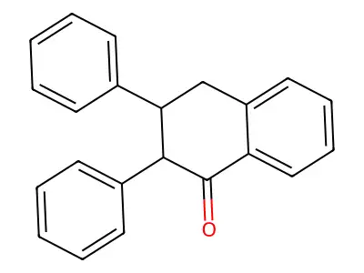 2,3-Diphenyl-3,4-dihydronaphthalen-1(2H)-one structure