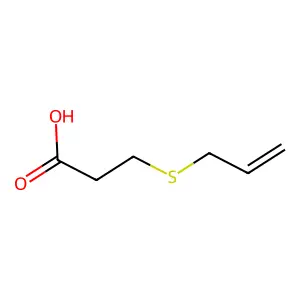 3-(Allylsulfanyl)propanoic acid structure