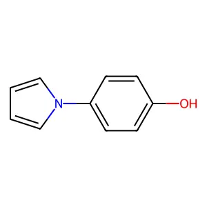 p-(1H-Pyrrol-1-yl)phenol structure