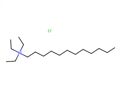 Dodecyltriethylammonium chloride structure