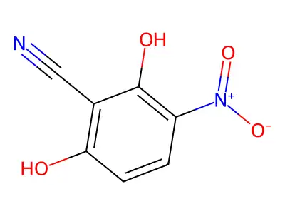 2,6-Dihydroxy-3-nitrobenzonitrile structure
