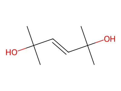 2,5-Dimethyl-3-hexene-2,5-diol structure
