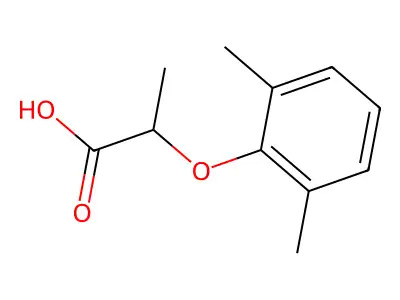 2-(2,6-Dimethylphenoxy)propanoic acid structure