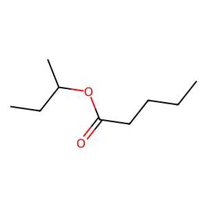 Butan-2-yl pentanoate structure