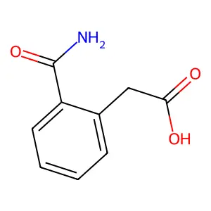2-(2-Carbamoylphenyl)acetic acid structure