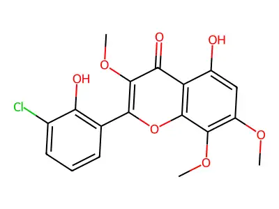 Chlorflavonin structure