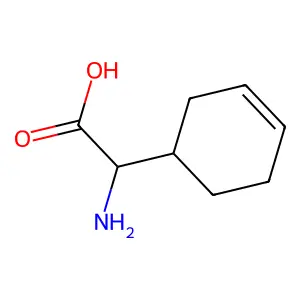 alpha-Amino-3-cyclohexene-1-acetic acid structure