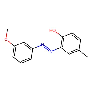 2-(3-Methoxybenzeneazo)-4-methylphenol structure