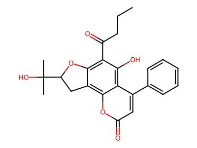 Mammea A/AC cyclo F structure