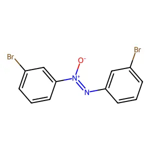 双(3-溴苯基)二氮烯1-氧化物 structure