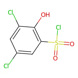3,5-二氯-2-羟基苯磺酰氯 structure