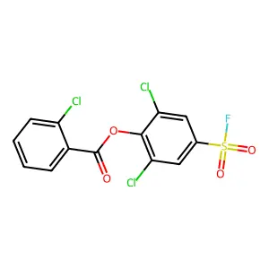 (2,6-Dichloro-4-fluorosulfonylphenyl) 2-chlorobenzoate structure