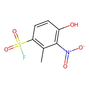 Benzenesulfonylfluoride, 4-hydroxy-2-methyl-3-nitro- structure