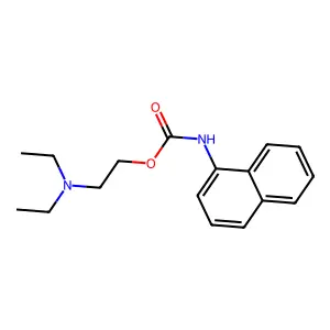 2-(二乙氨基)乙基N-(萘-1-基)氨基甲酸酯 structure