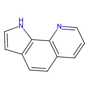 1H-Pyrrolo(3,2-h)quinoline structure