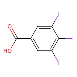 3,4,5-三碘苯甲酸 structure