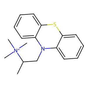 N,N,N,alpha-Tetramethyl-10H-phenothiazine-10-ethanaminium structure