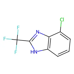 Benzimidazole, 4-chloro-2-(trifluoromethyl)- structure