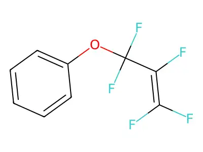 (1,1,2,3,3-Pentafluoroprop-2-enyloxy)benzene structure