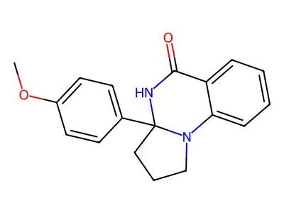 3A-(4-Methoxyphenyl)pyrrolo(1,2-A)quinazolin-5(4H)-one structure