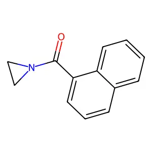 Aziridine, 1-(1-naphthalenylcarbonyl)- structure
