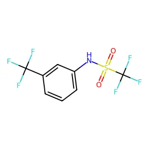 Methanesulfonamide, 1,1,1-trifluoro-N-(3-(trifluoromethyl)phenyl)- structure