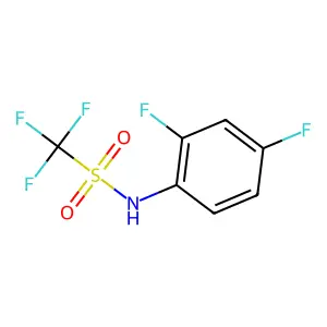 Methanesulfonamide, N-(2,4-difluorophenyl)-1,1,1-trifluoro- structure