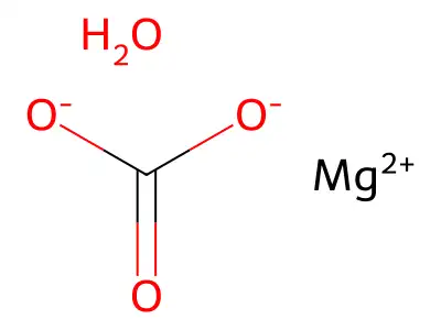 碱式碳酸镁 structure