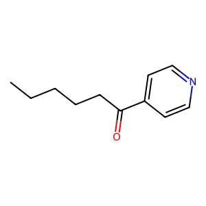 1-Hexanone, 1-(4-pyridyl)- structure