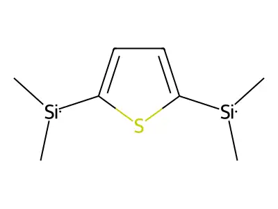 2,5-Bis(dimethylsilyl)-thiophene structure