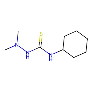 n-Cyclohexyl-2,2-dimethylhydrazine-1-carbothioamide structure