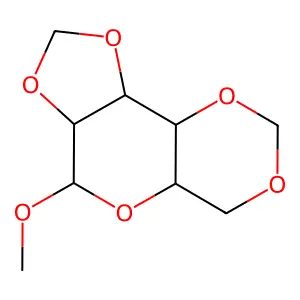 7-Methoxy-3,5,8,11,13-pentaoxatricyclo[7.4.0.02,6]tridecane structure