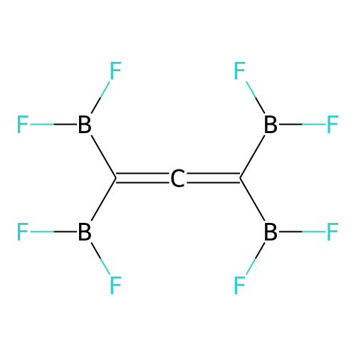 Borane, propadienediylidenetetrakis[difluoro- structure