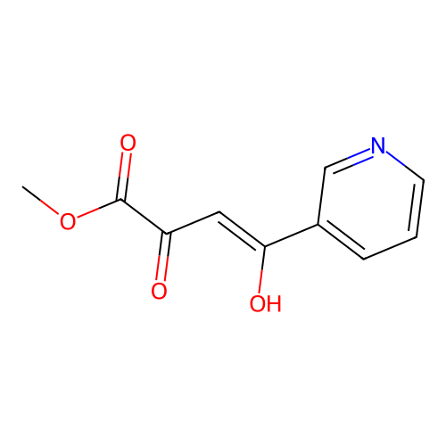 Methyl 4-hydroxy-2-oxo-4-pyridin-3-ylbut-3-enoate structure