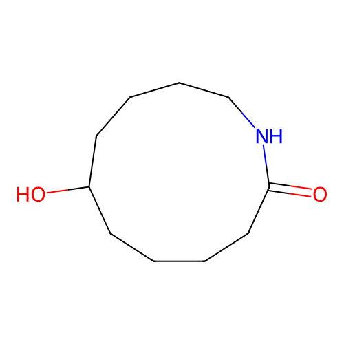 Azacycloundecan-2-one, 7-hydroxy- structure