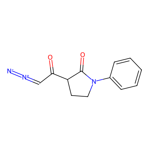 3-(2-Diazoacetyl)-1-phenyl-pyrrolidin-2-one structure