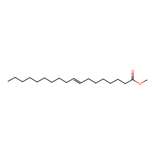 Methyl octadec-8-enoate structure